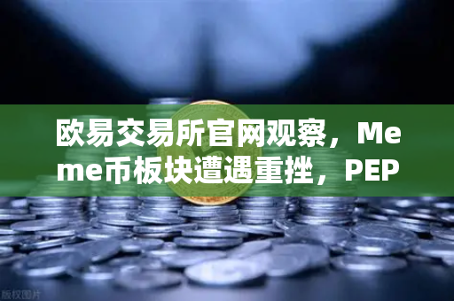 欧易交易所官网观察，Meme币板块遭遇重挫，PEPE与WIF跌幅超大盘50%