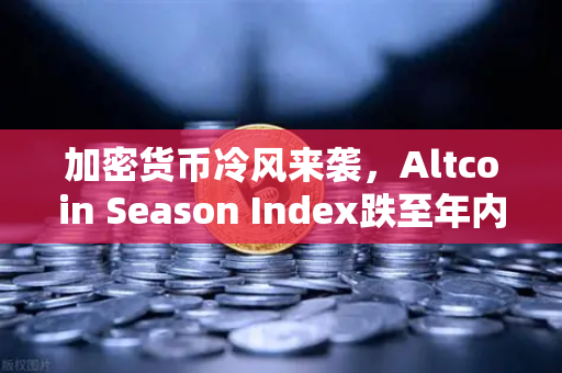 加密货币冷风来袭，Altcoin Season Index跌至年内低点，资金抱团比特币现货