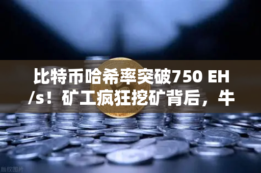 比特币哈希率突破750 EH/s！矿工疯狂挖矿背后，牛市信号来了？
