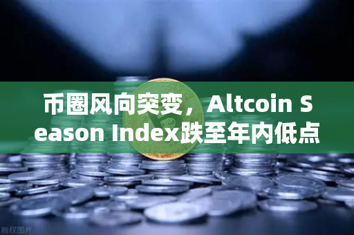 币圈风向突变，Altcoin Season Index跌至年内低点，资金为何疯狂抱团比特币？