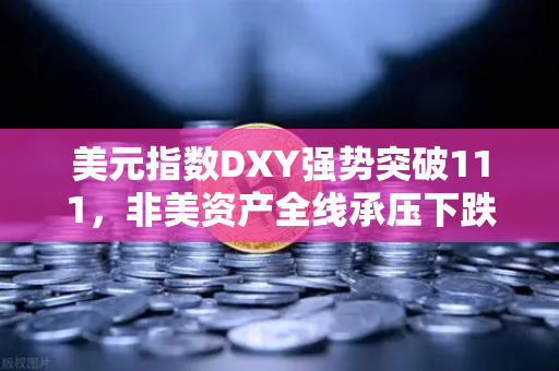 美元指数DXY强势突破111，非美资产全线承压下跌，全球金融市场迎来风暴时刻